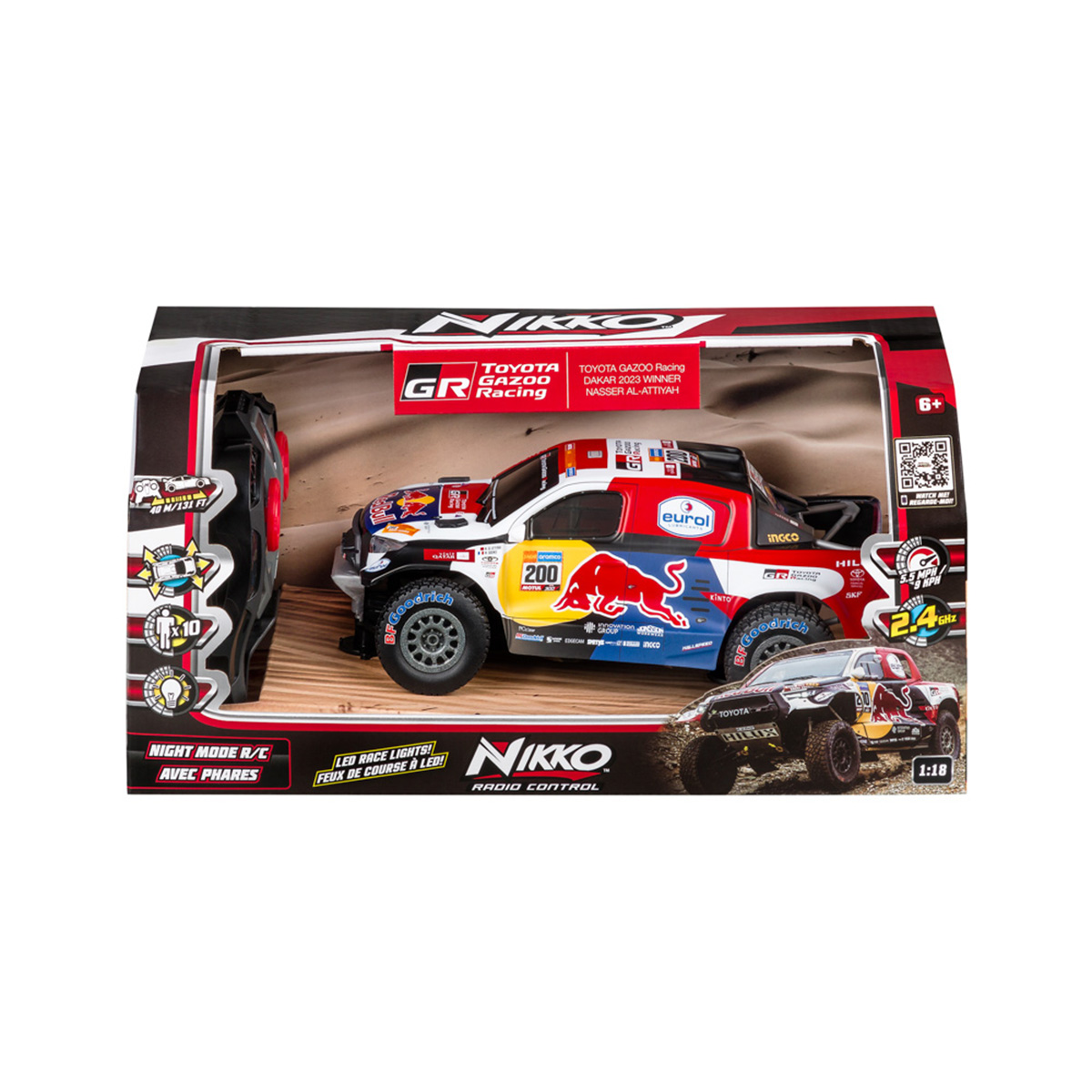 TBMRCNM10591 - Al Attiyah 1-18 10591 RC Toyota Gazoo Racing - 45 right
